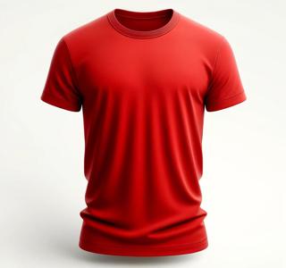 A Plain Red T Shirt With No Patterns Or Logos, Dis